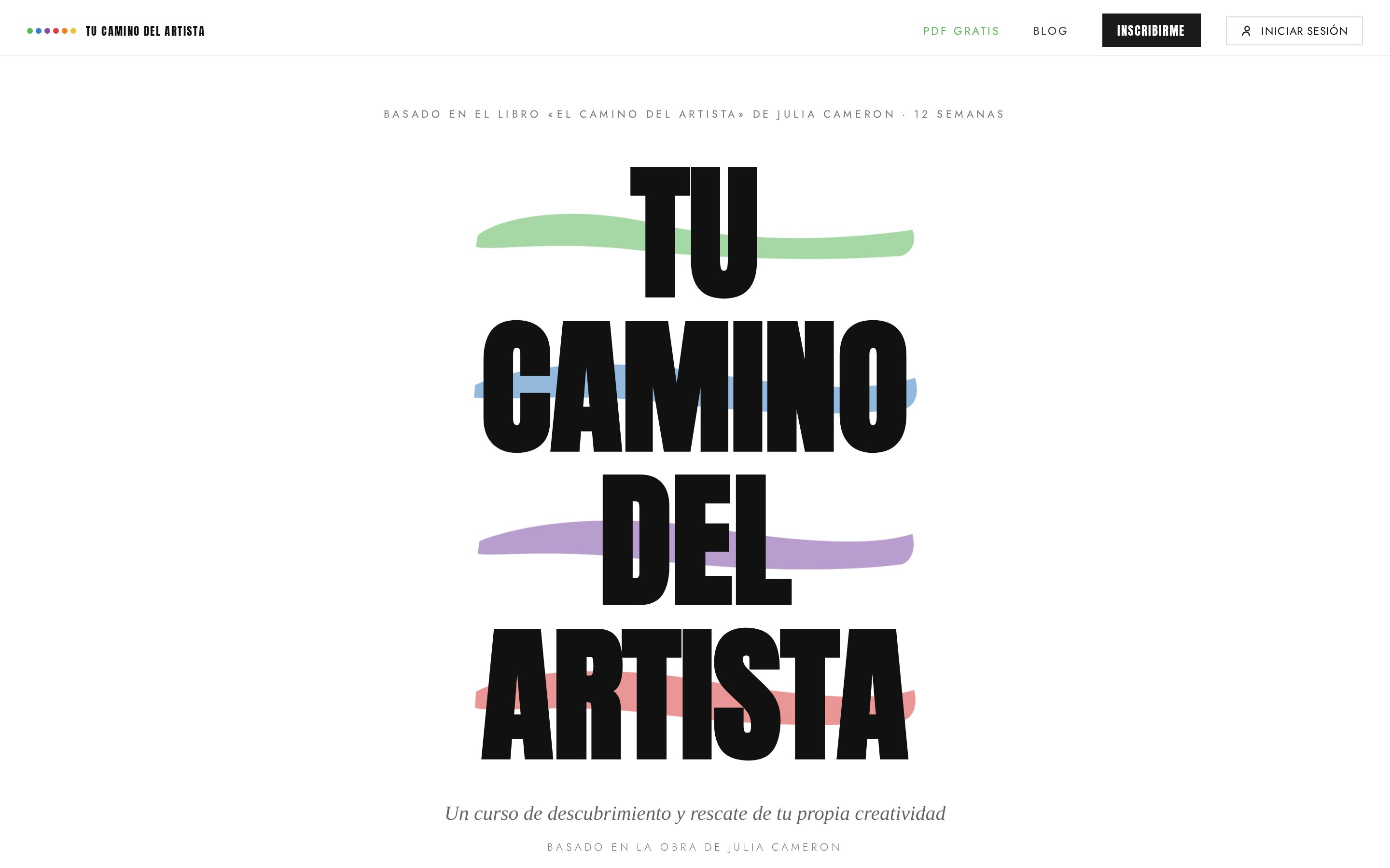 Plataforma Tu Camino del Artista
