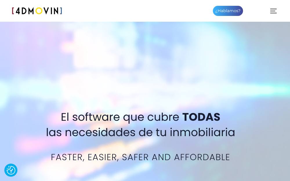 Portada de la web de 4Dmovin