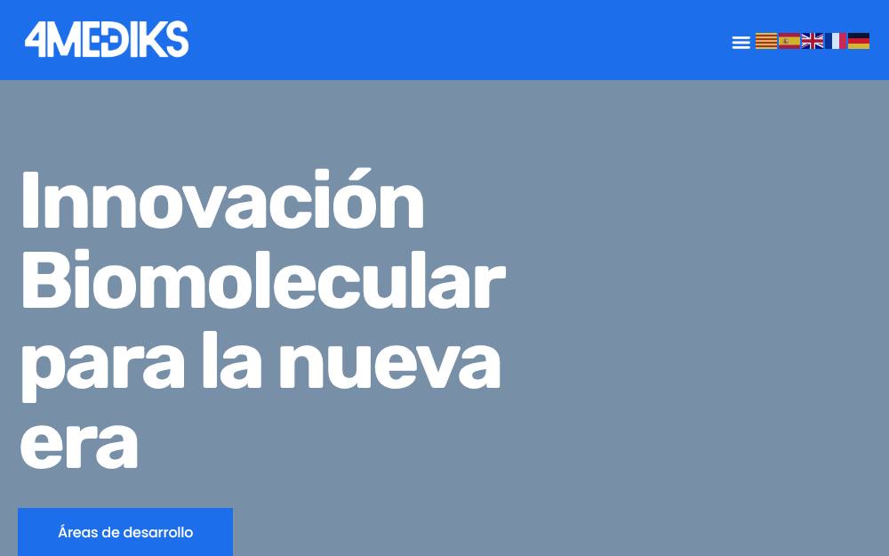 Portada de la web de 4Mediks