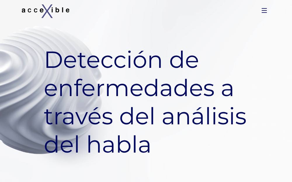 Portada de la web de Accexible