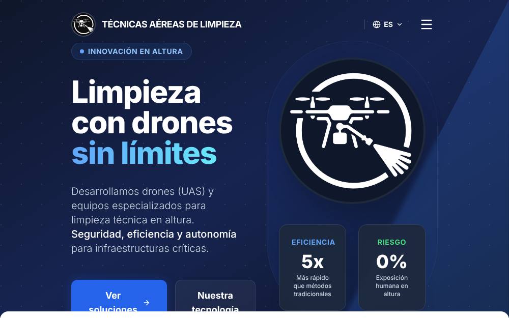 Portada de la web de Aeromocho
