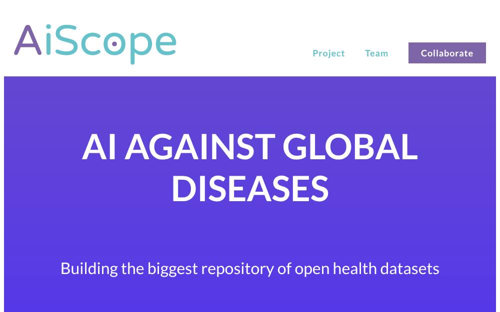 Portada de la web de Aiscope