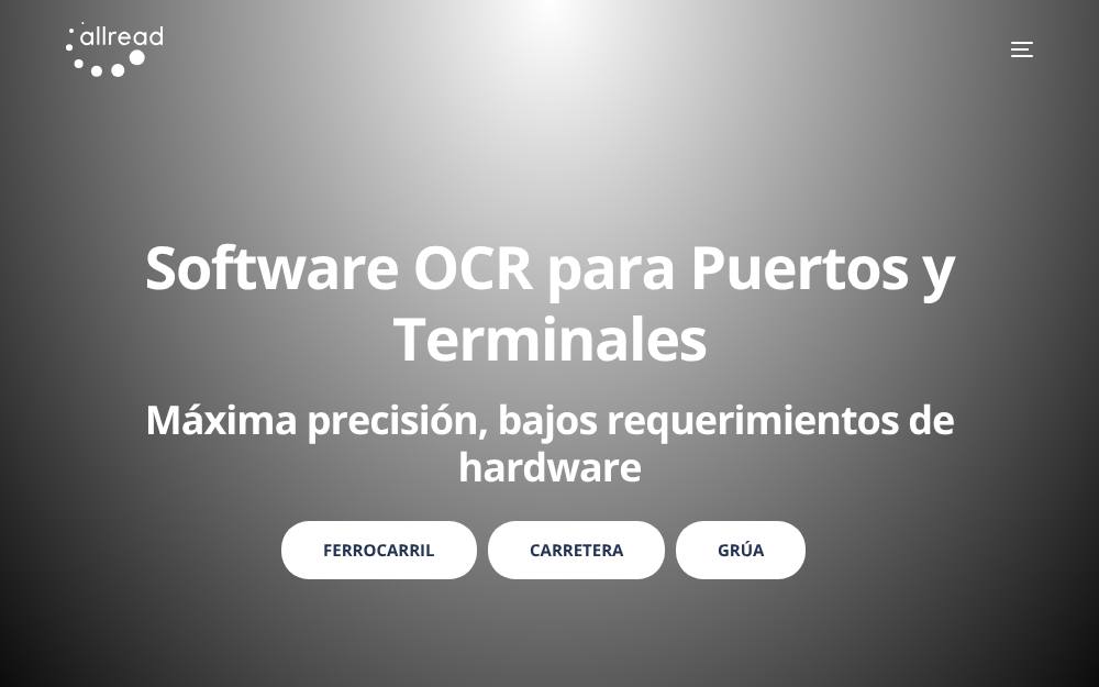 Portada de la web de Allread