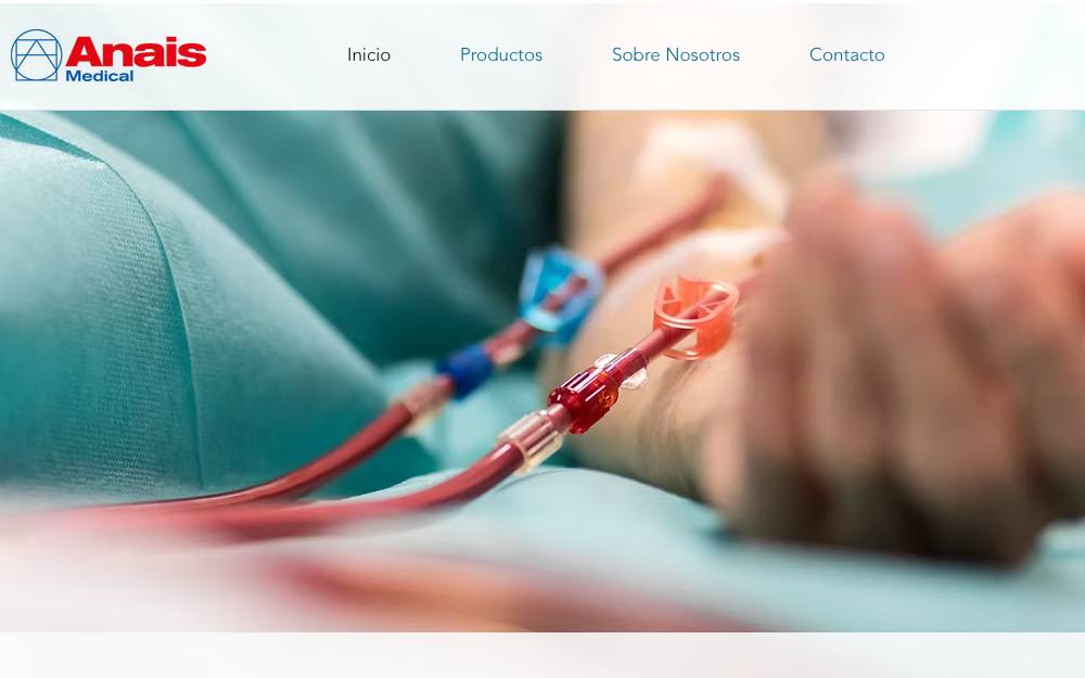 Portada de la web de Anais Medical