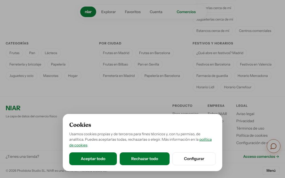 Portada de la web de Aprop Online