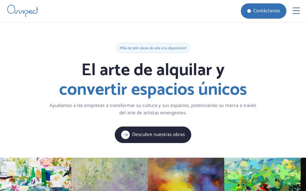 Portada de la web de Arspect