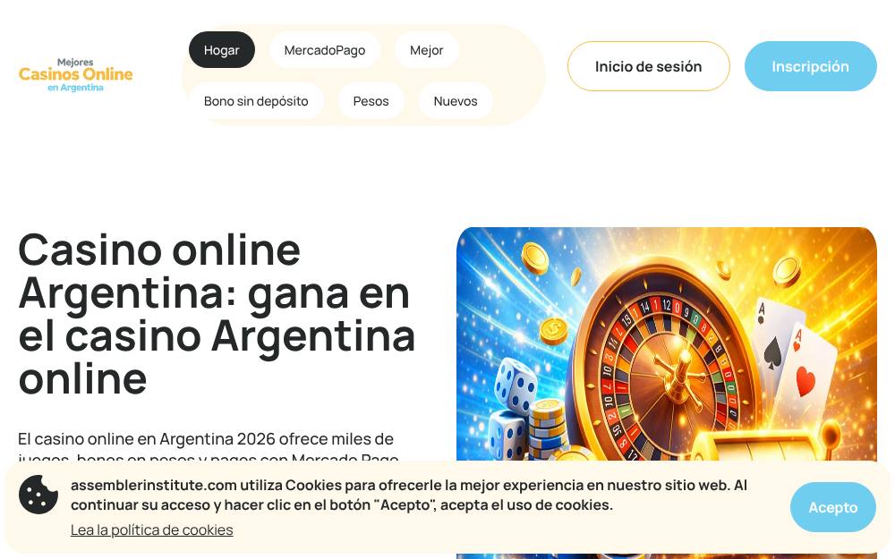 Portada de la web de Assembler Institute Of Technology