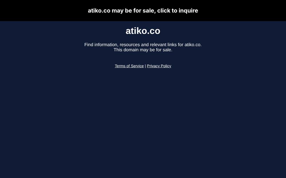 Portada de la web de Atiko