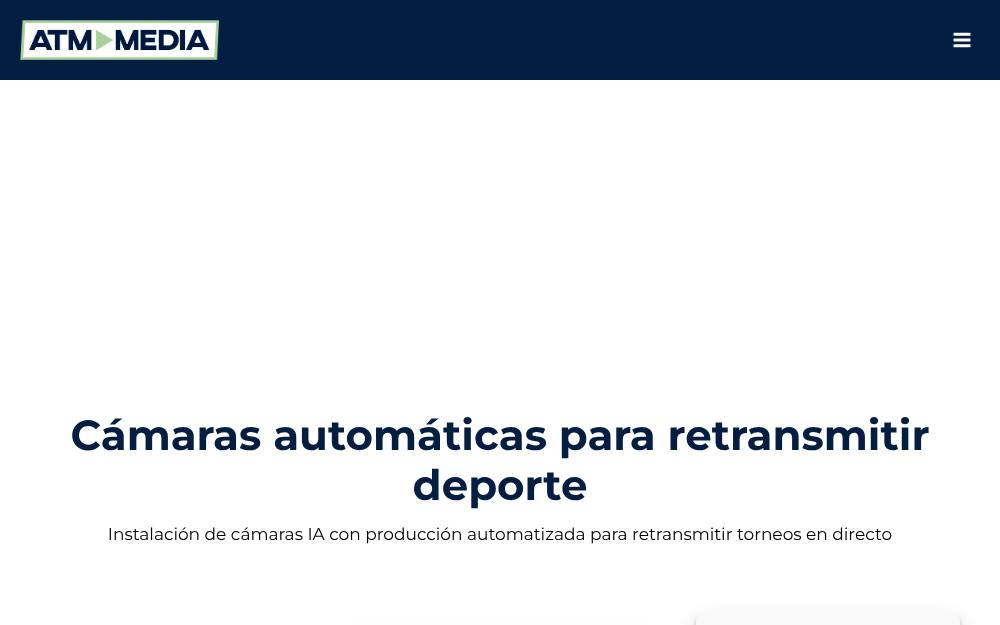Portada de la web de Atm Media