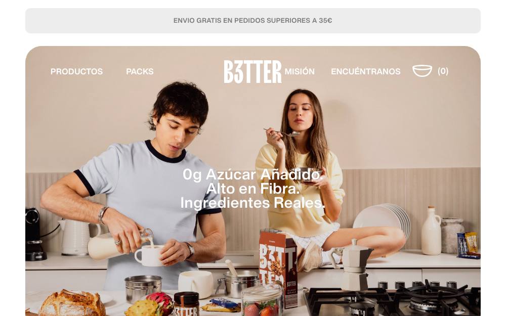 Portada de la web de B3Tter