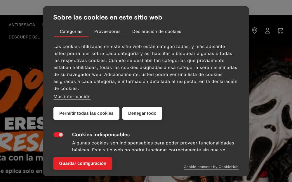 Portada de la web de Back2Life