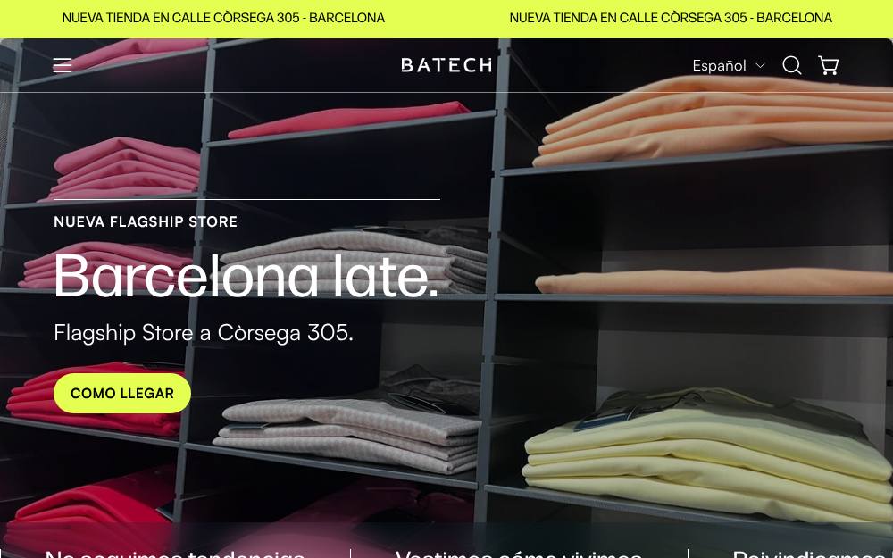Portada de la web de Batech