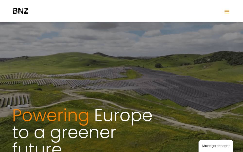 Portada de la web de Bnz