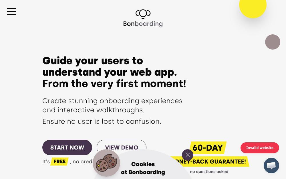 Portada de la web de Bonboarding