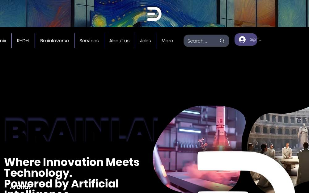 Portada de la web de Brainlabfira