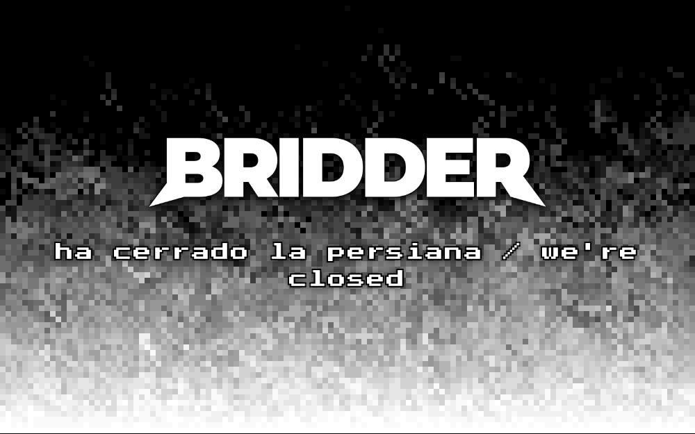 Portada de la web de Bridder