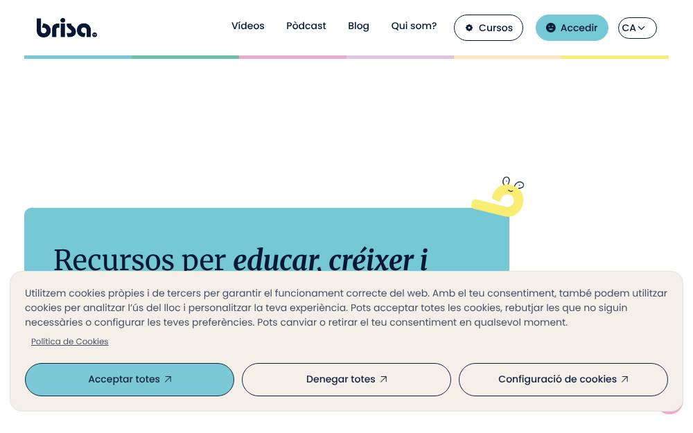 Portada de la web de Brisa Tv