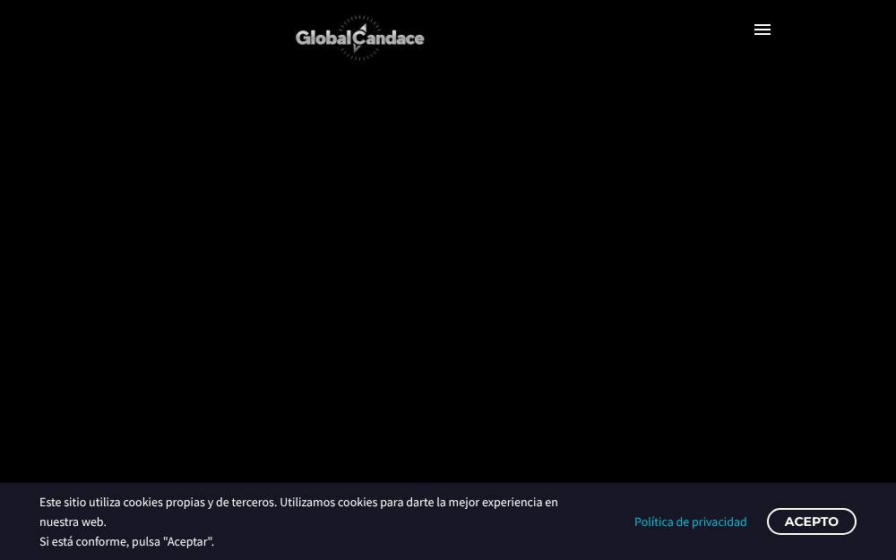 Portada de la web de Candace