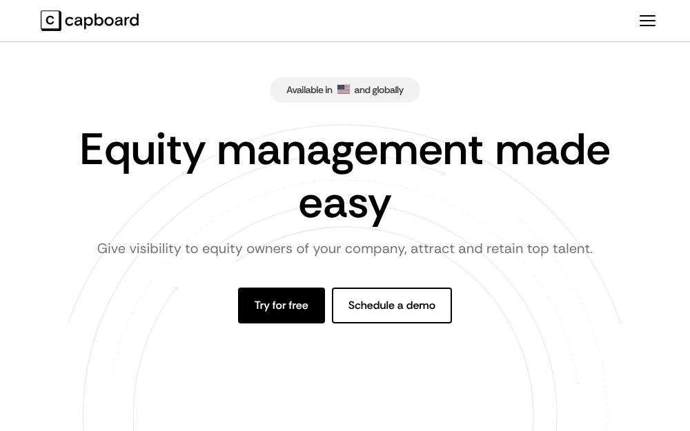 Portada de la web de Capboard