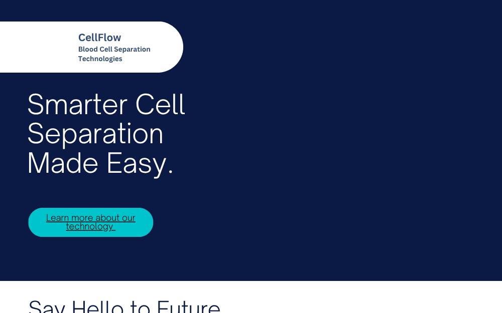 Portada de la web de Cellflow