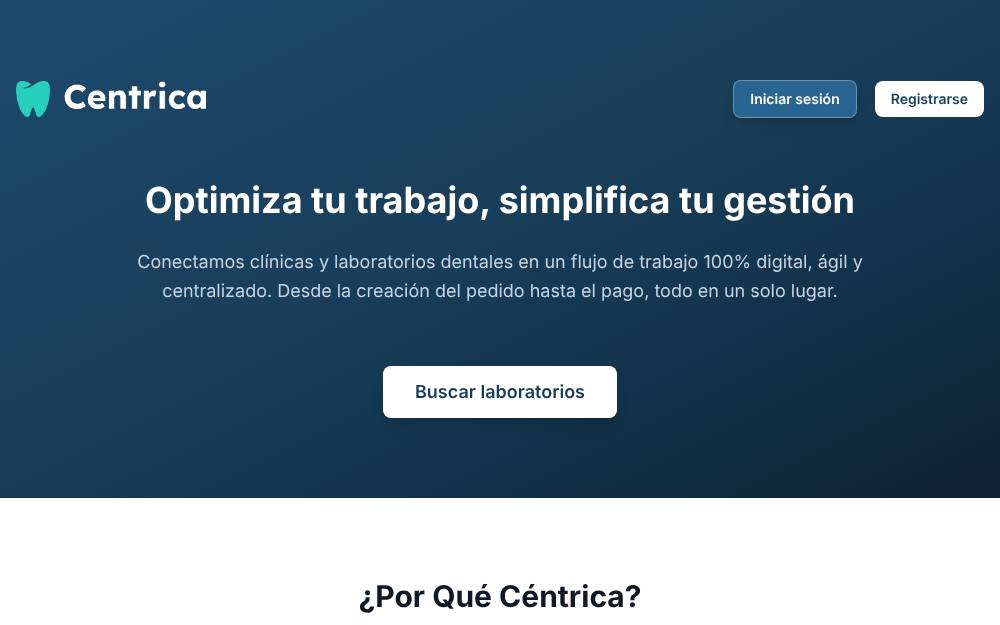 Portada de la web de Centrica