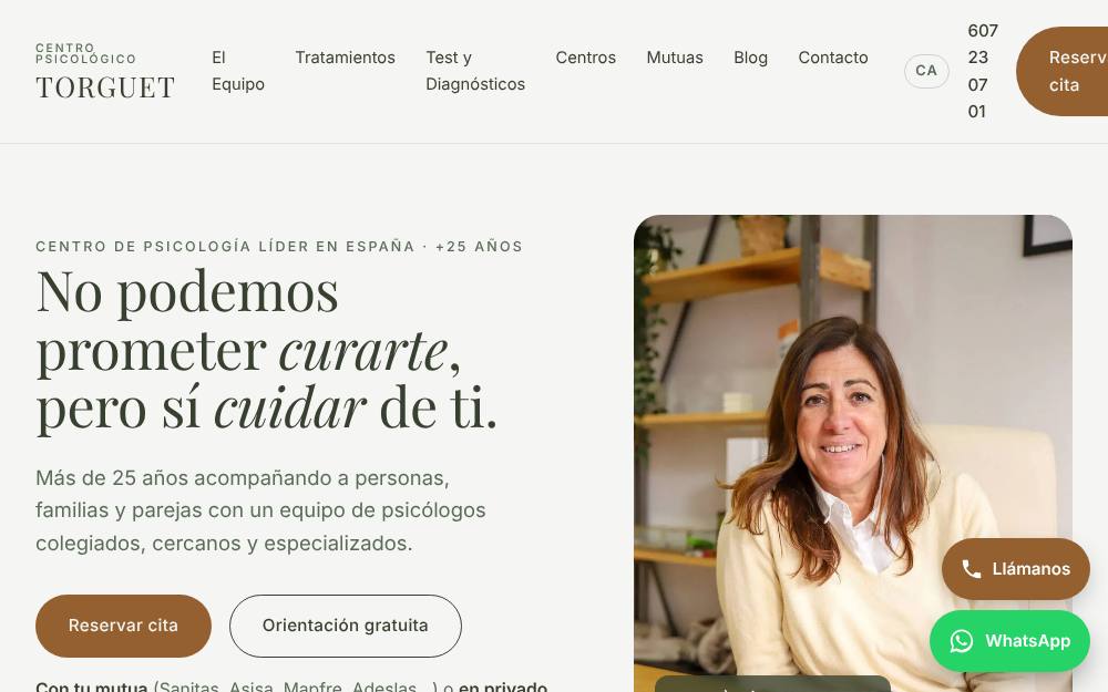 Portada de la web de Centrotorguet