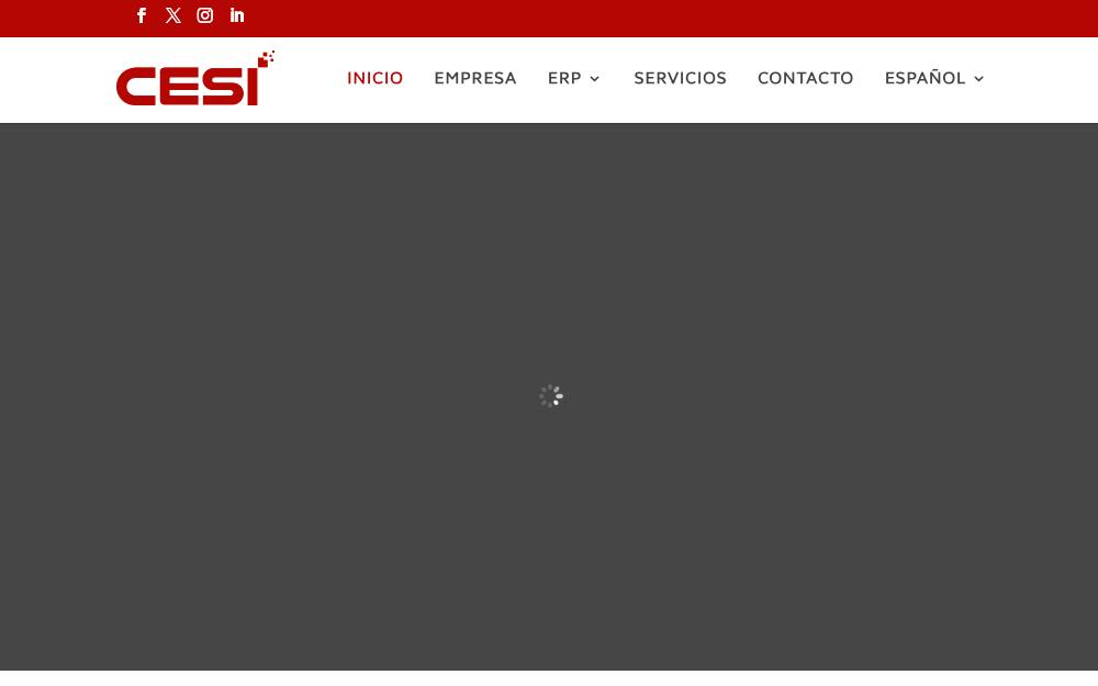 Portada de la web de Cesi