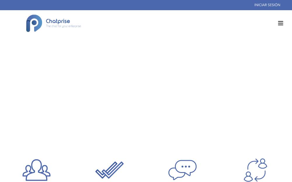 Portada de la web de Chatprise