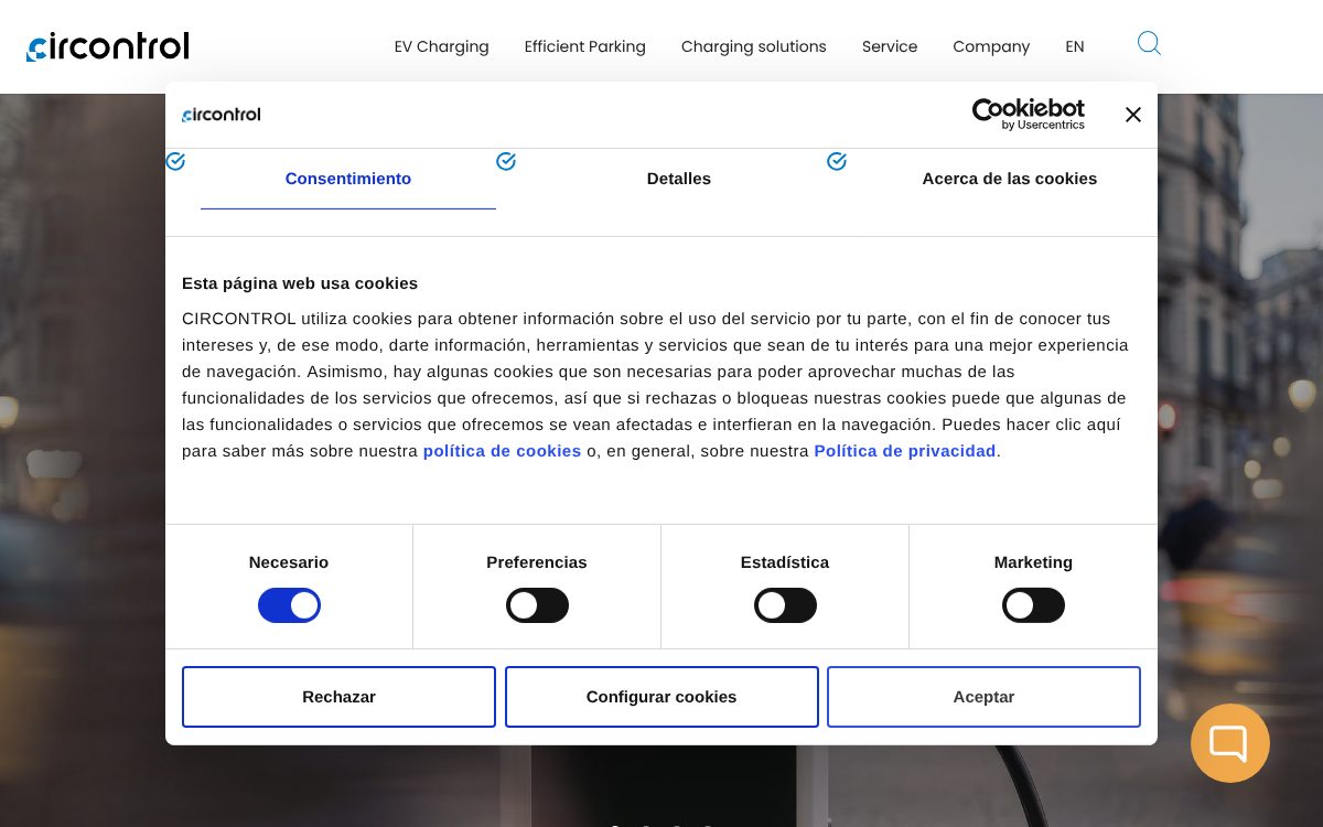 Portada de la web de Circontrol