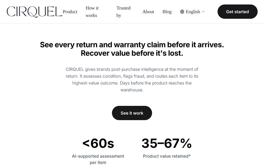 Portada de la web de Cirquel