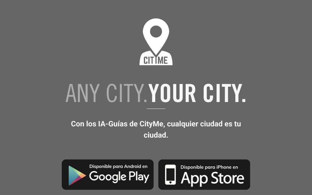 Portada de la web de Cityme