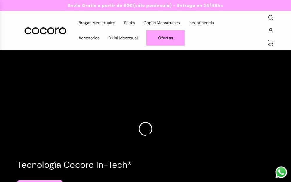 Portada de la web de Cocoro