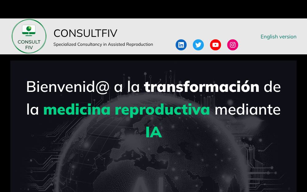 Portada de la web de Consultfiv