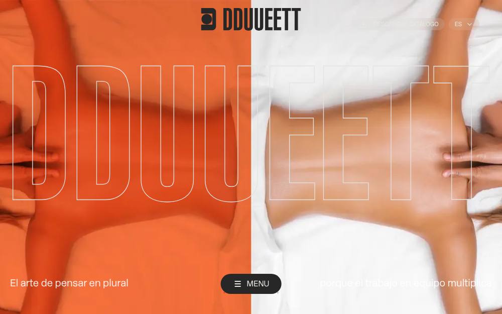 Portada de la web de Dduueett