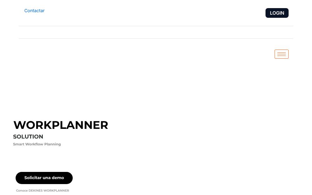 Portada de la web de Dekines Workplanner