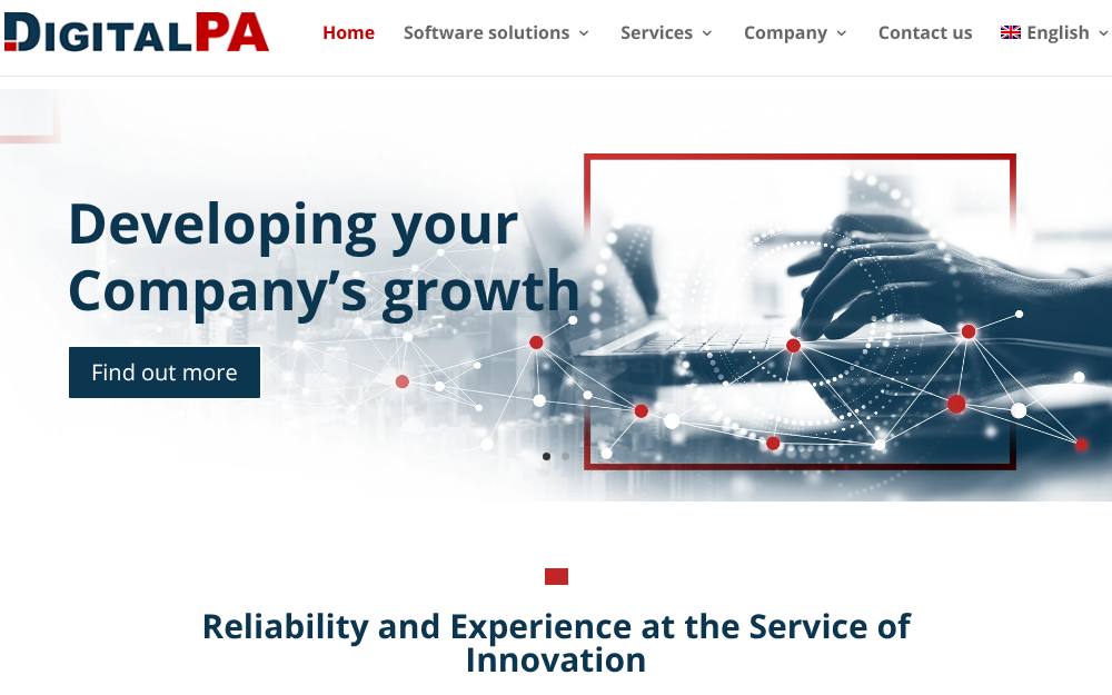 Portada de la web de Digitalpa