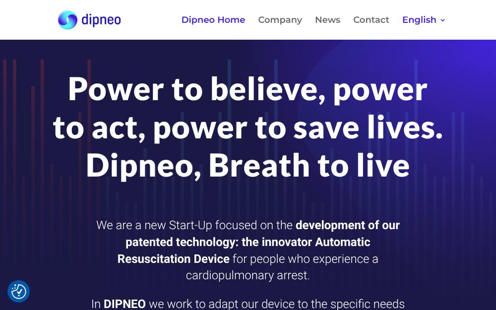 Portada de la web de Dipneo