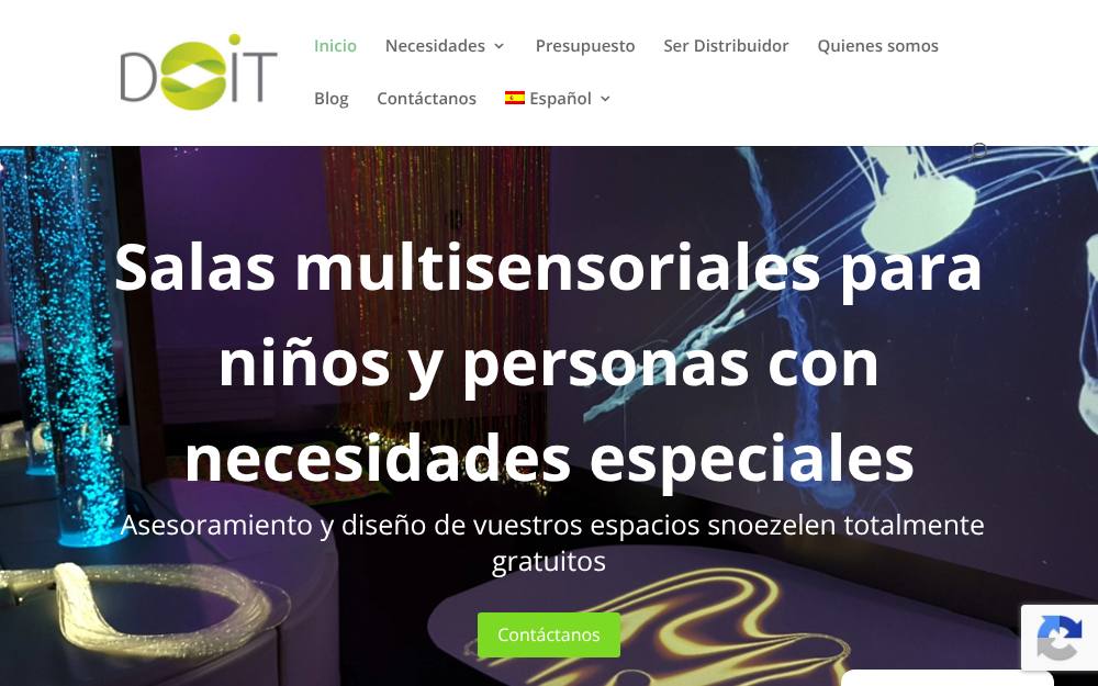 Portada de la web de Doitmultisensorial