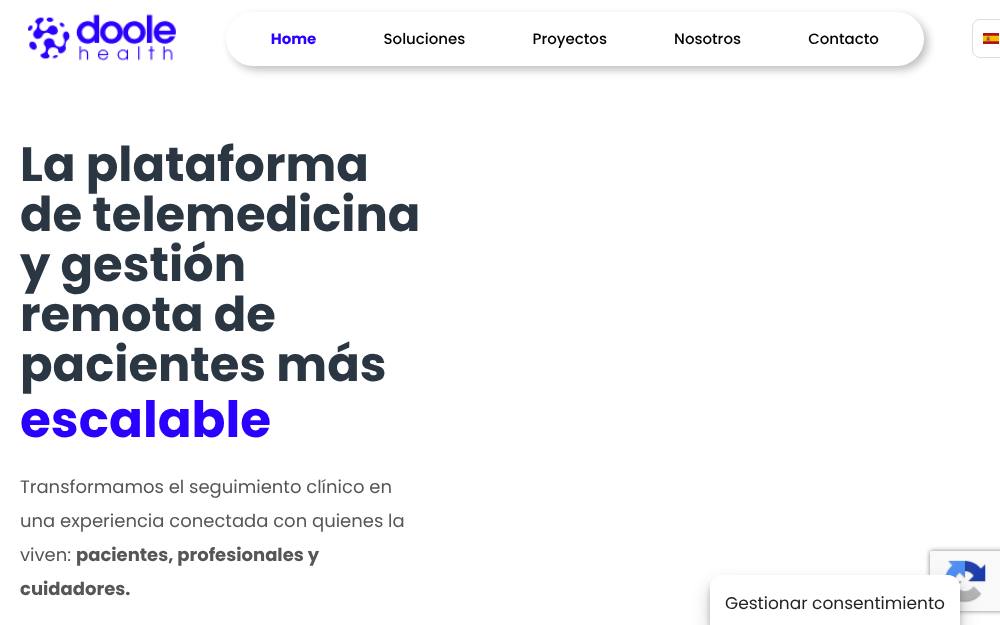 Portada de la web de Doole