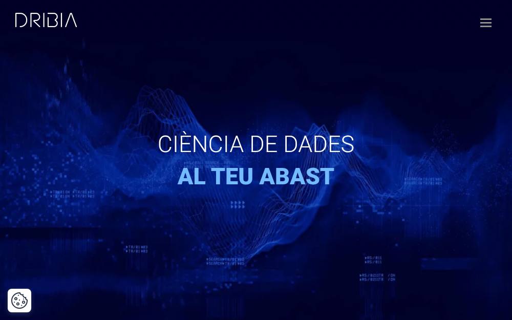 Portada de la web de Dribia