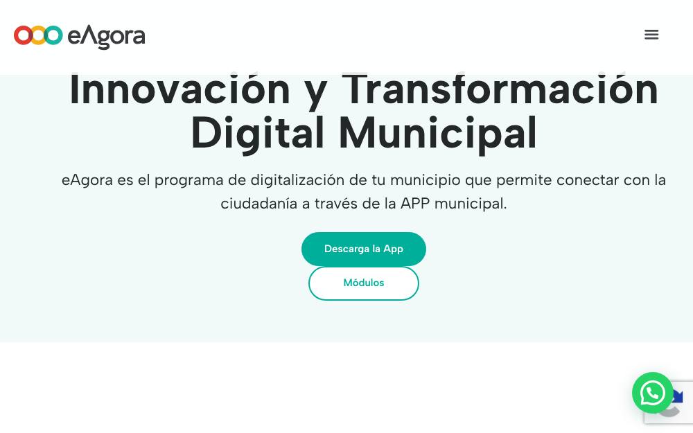 Portada de la web de Eagora