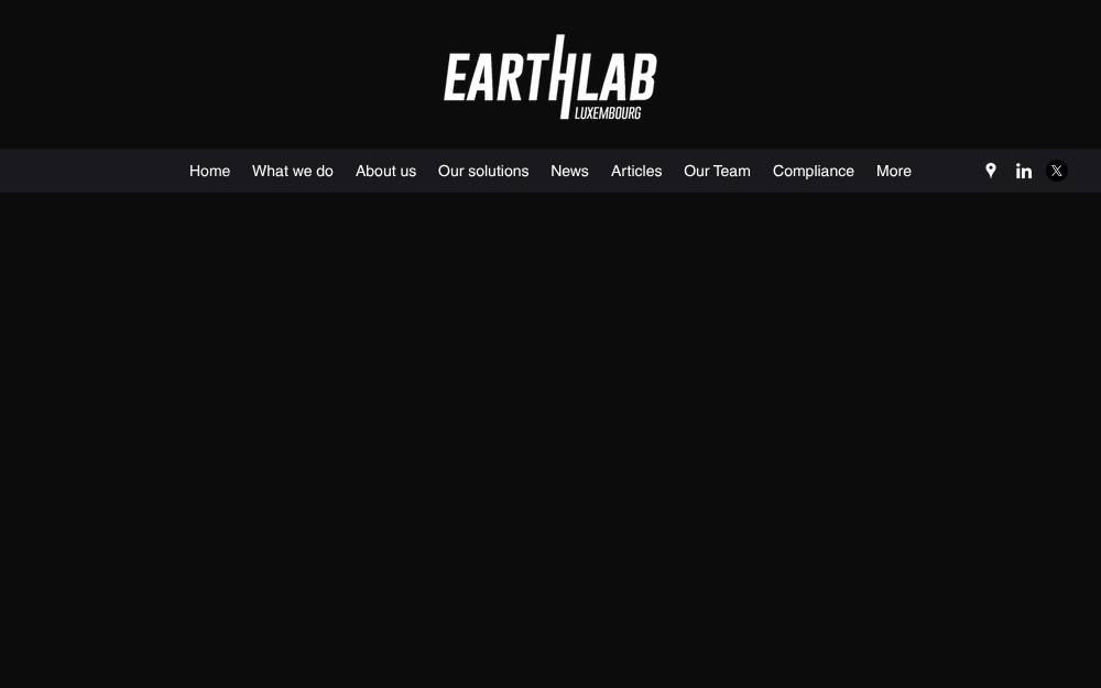 Portada de la web de Earthlab Ai System