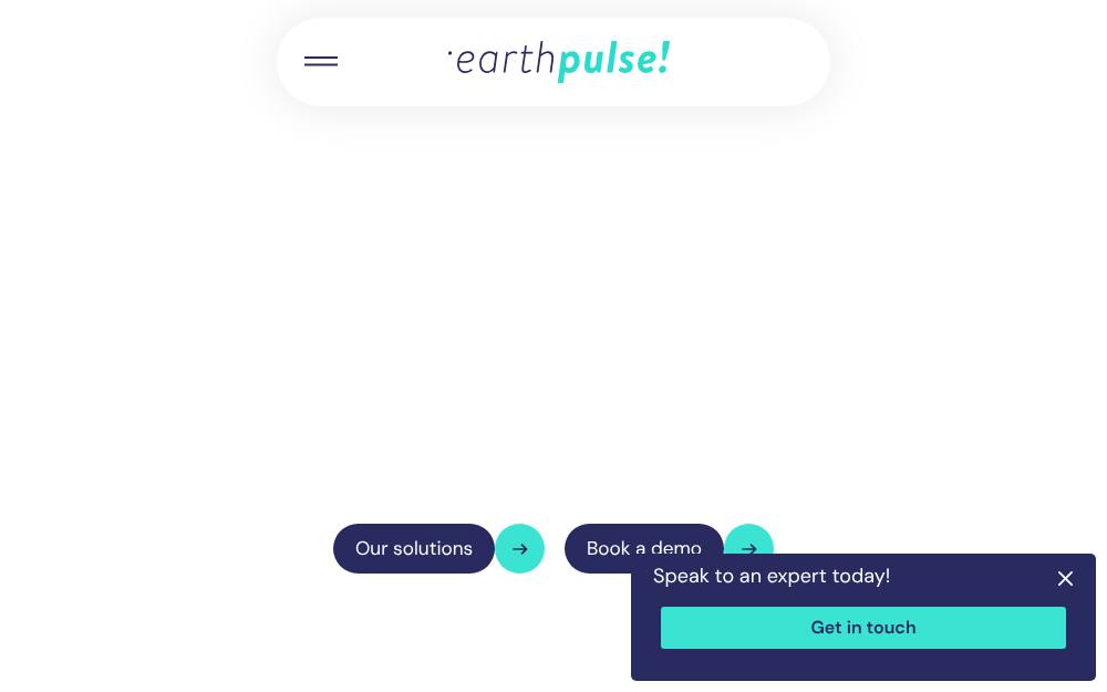 Portada de la web de Earthpulse