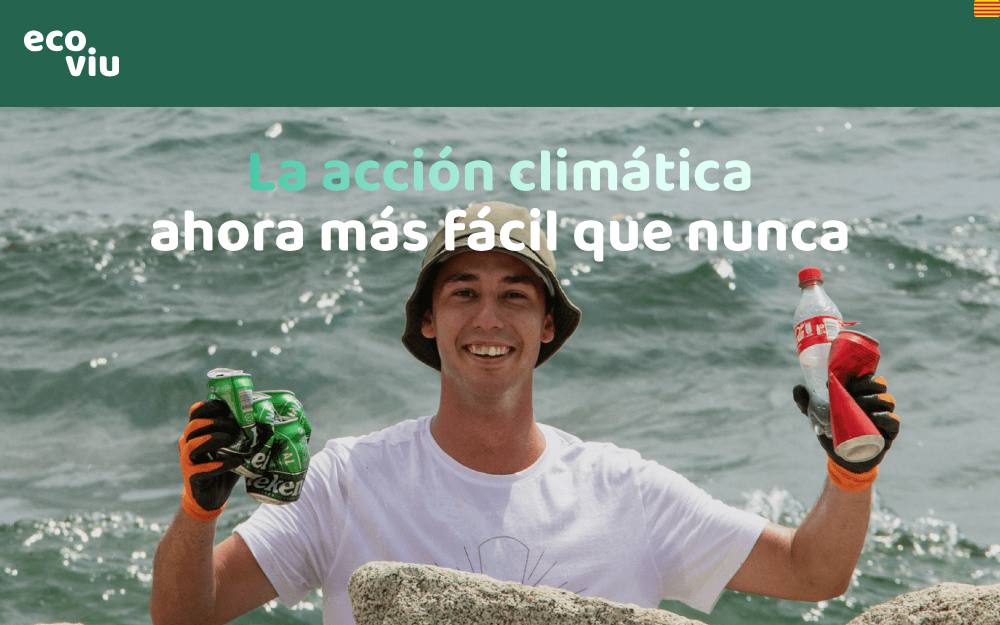 Portada de la web de Ecoviu