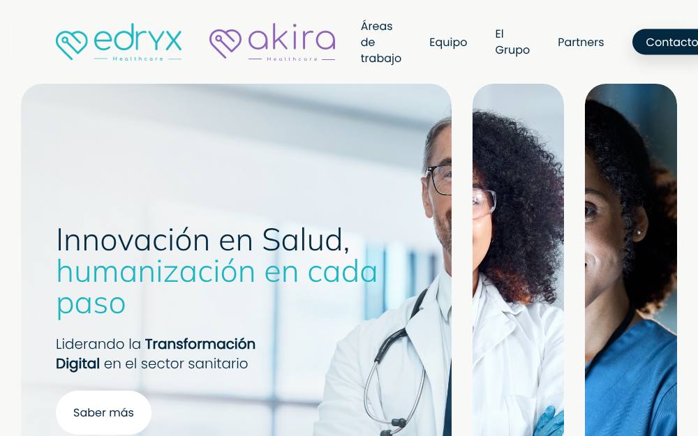 Portada de la web de Edryx
