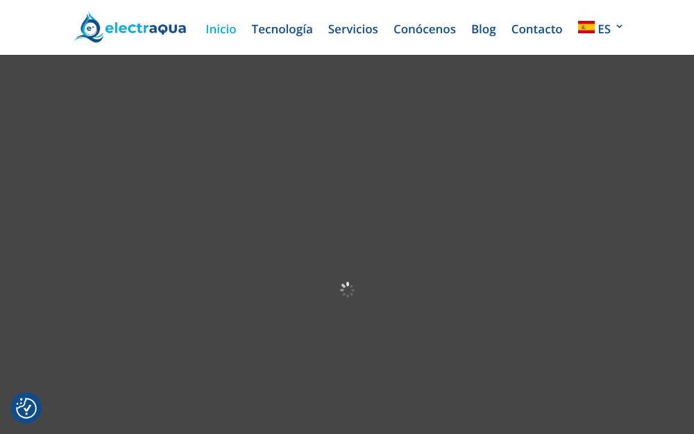 Portada de la web de Electraqua