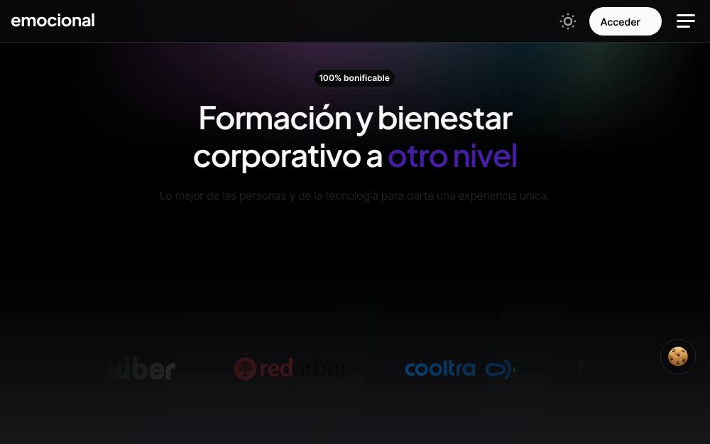 Portada de la web de Emocional
