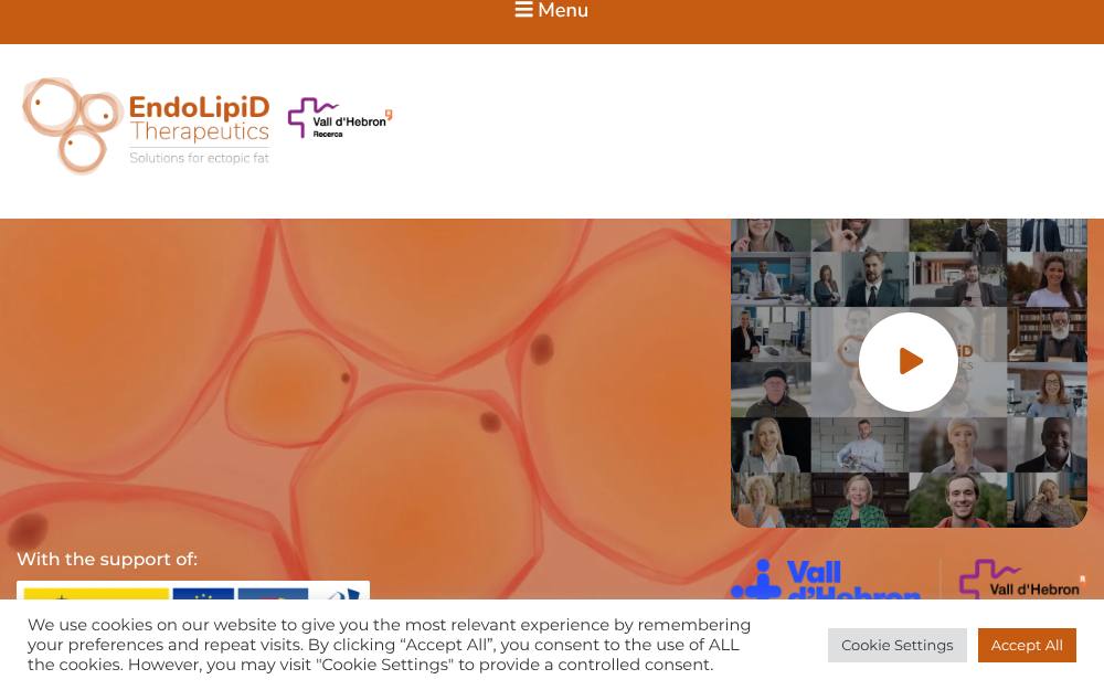 Portada de la web de Endolipid