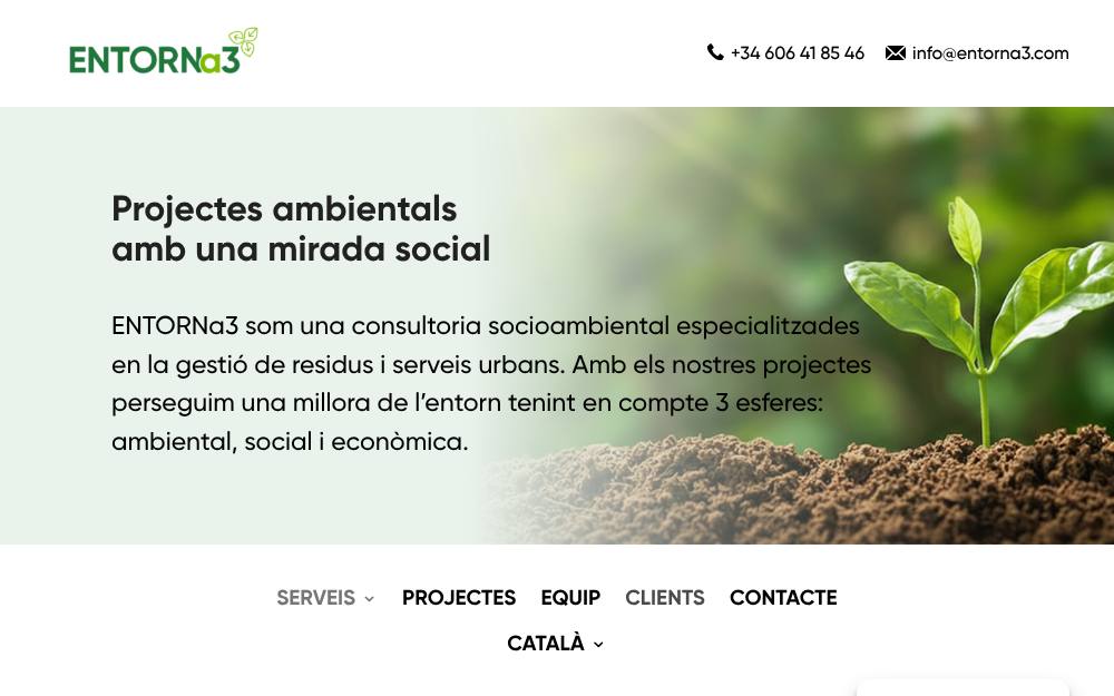 Portada de la web de Entorna3