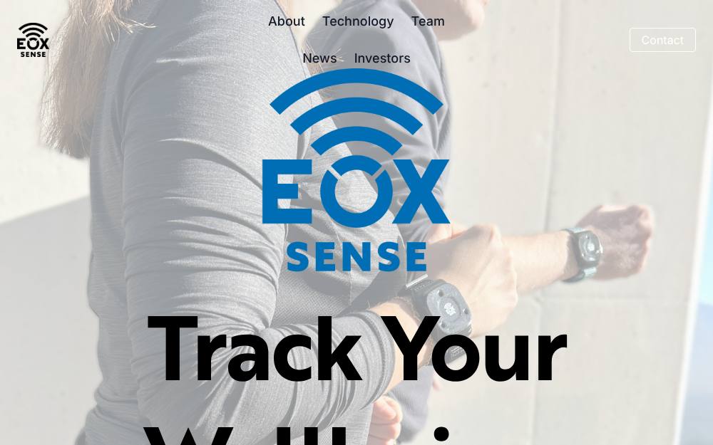 Portada de la web de Eoxsense